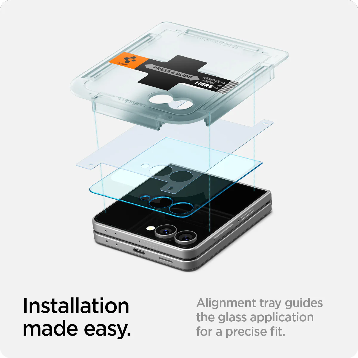 Galaxy Z Flip 7 Series - GLAS.tR EZ Fit 16 Galaxy Z Flip 7 Series - GLAS.tR EZ Fit
