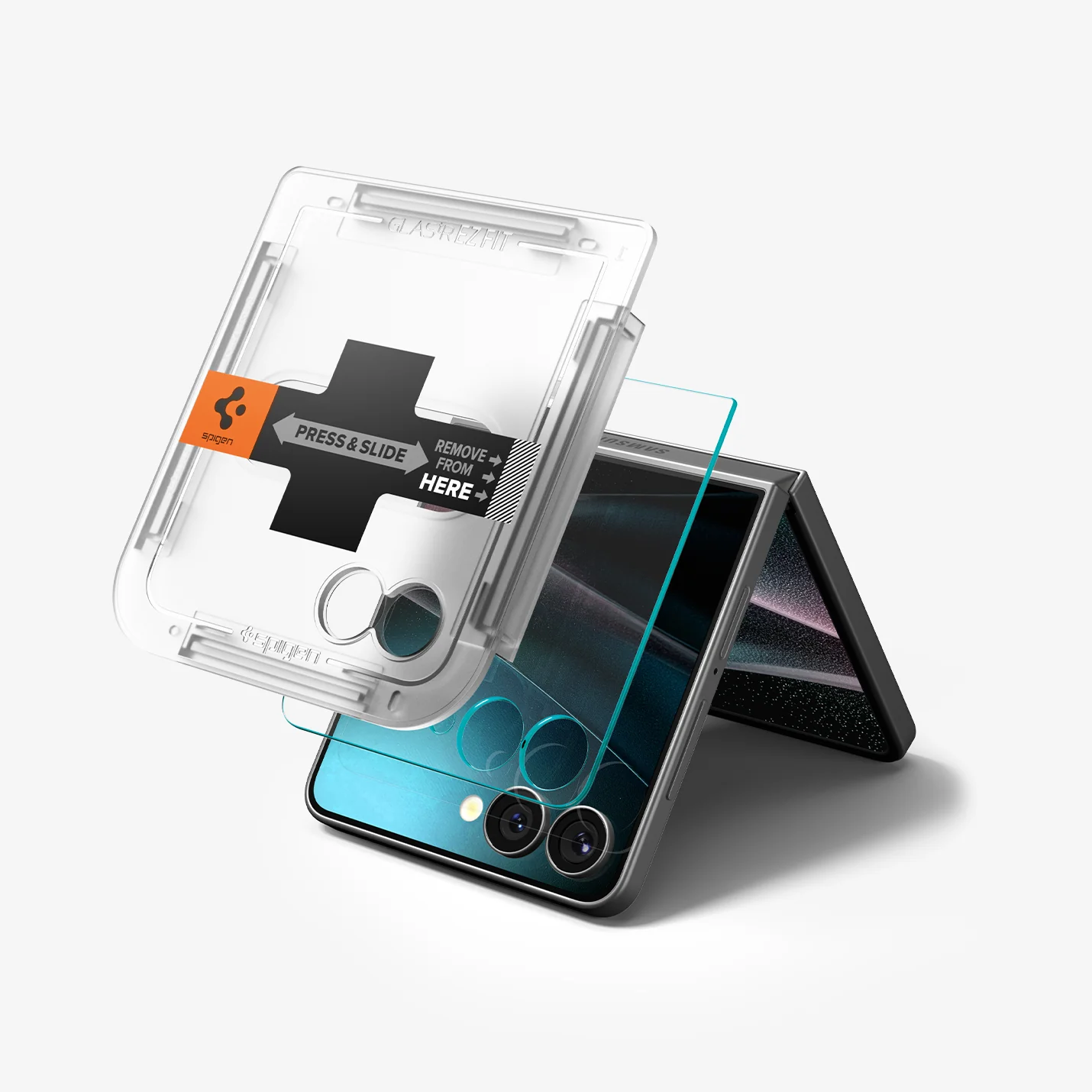 Galaxy Z Flip 7 Series - GLAS.tR EZ Fit 2 Galaxy Z Flip 7 Series - GLAS.tR EZ Fit