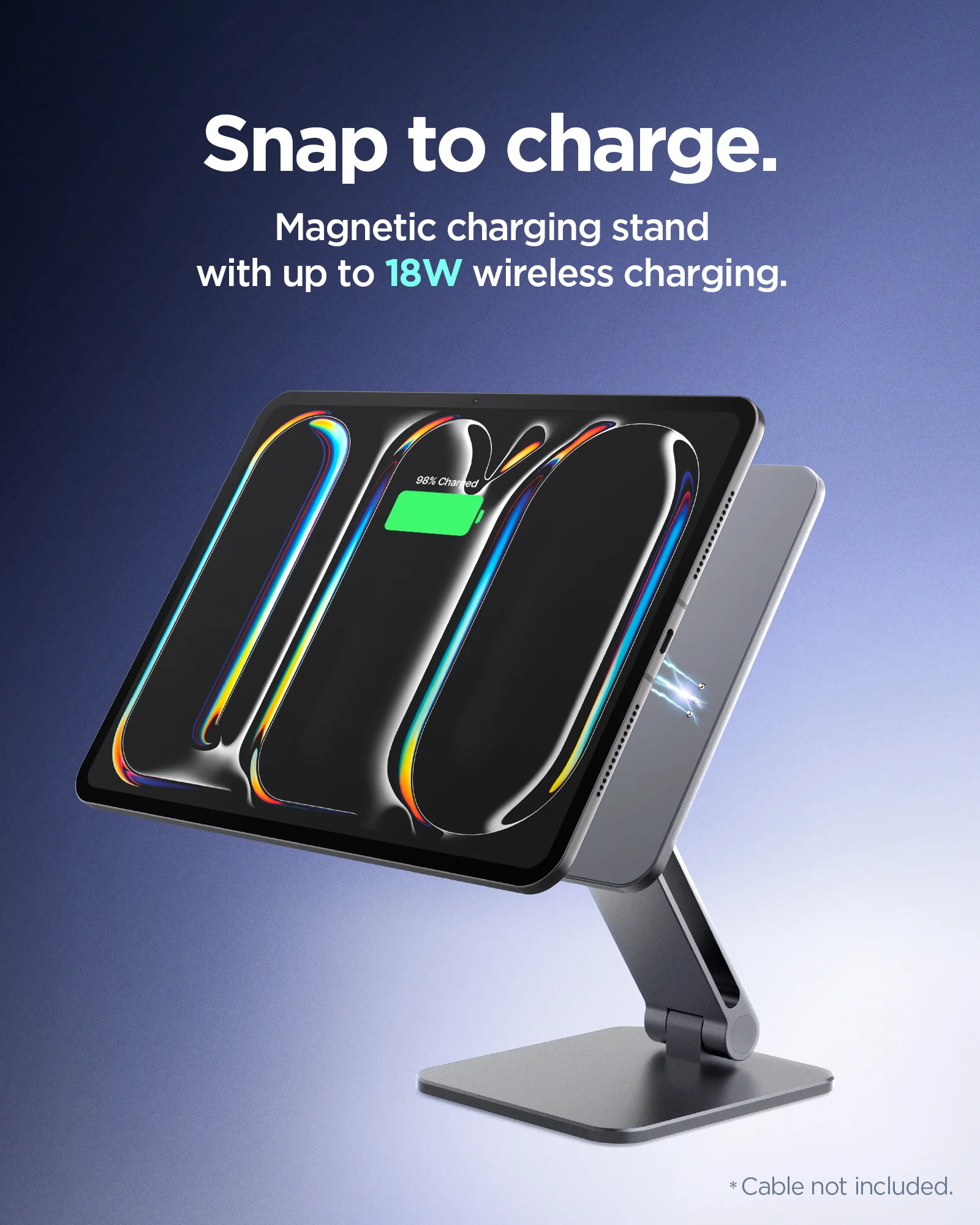 iPad Magnetic Wireless Charging Stand (Mag Fit) 31 iPad Magnetic Wireless Charging Stand (Mag Fit)